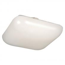  L941919WH016A1 - LED Flush Mount Ceiling Light / Square Cloud Light - in White finish with White Acrylic Lens (Fluore