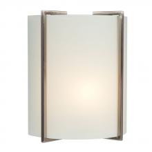 Galaxy Lighting ES212510BN/WH - Wall Sconce - in Brushed Nickel finish with Satin White Glass