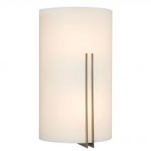  ES215680BN - Wall Sconce - in Brushed Nickel finish with Satin White Glass