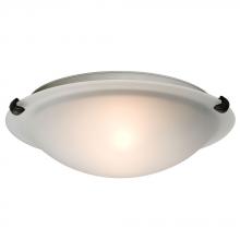 Galaxy ES680112FR-ORB - Flush Mount Ceiling Light - in Oil Rubbed Bronze finish with Frosted Glass