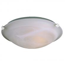  ES680116MB-WH - Flush Mount Ceiling Light - in White finish with Marbled Glass