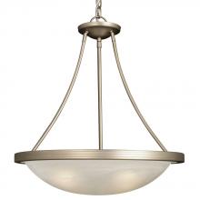  ES811481PT - Pendant - in Pewter finish with Marbled Glass