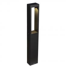 Galaxy L324863BK - 120-277V LED Bollard Light BK 10W 3000K, IP65 Rated