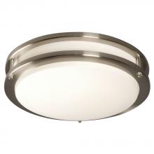 Galaxy L650300BN024A1 - LED Flush Mount Ceiling Light - in Brushed Nickel finish with White Acrylic Lens