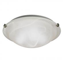  L680116MP016A1 - LED Flush Mount Ceiling Light - in Pewter finish with Marbled Glass