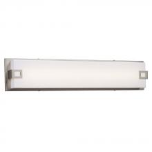  L719453BN-A - LED Bath & Vanity Light - in Brushed Nickel Finish with White Acrylic Lens (AC LED, Dimmable, 3000K)