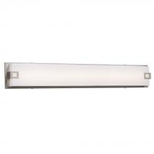  L719454BN-A - LED Bath & Vanity Light - in Brushed Nickel Finish with White Acrylic Lens (AC LED, Dimmable, 3000K)