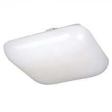  L941919WH031A1 - LED Flush Mount Ceiling Light / Square Cloud Light - in White finish with White Acrylic Lens (Fluore