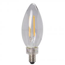  LED-FB11-4A1D - 120V AC LED FILAMENT B11 BULB 4W3000K ES DIM (ENCLOSED)