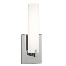 Galaxy L219460CH - LED Wall / Vanity Light - in Polished Chrome finish with Satin White Glass (Dimmable, 3000K)