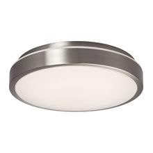  L650901BN024A1 - LED Flush Mount Ceiling Light - in Brushed Nickel finish with White Acrylic Lens