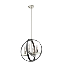 DVI Canada DVP28848SN/GR-CL - Mont Royal 4 Light Pendant