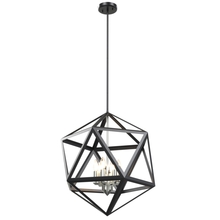 DVI Canada DVP29505SN/GR - Polygon 6 Light Pendant