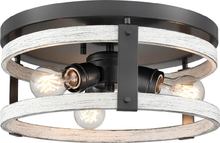  DVP40332GR+BIW - Oakhurst Flush Mount