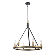 DVI Canada DVP46326BR+GR-CCT - Aletheia Hybrid CCT 6 Light Chandelier