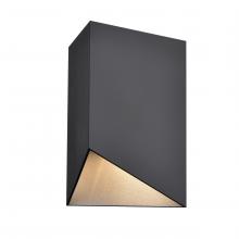  DVP43080SS+BK - Brecon Outdoor Triangular 8.5 Inch Sconce