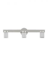  KWBA27527N - Kelly Wearstler Esfera 3-light dimmable LED medium bath vanity with polished nickel finish