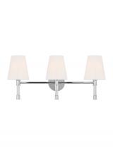 Visual Comfort & Co. Studio Collection CV1053PN - Hanover Mid-Century 3-Light Indoor Dimmable Bath Vanity