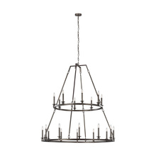  F3217/20SMS - Landen Extra Large Two-Tier Chandelier