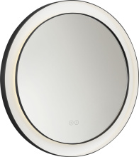 Visual Comfort & Co. Studio Collection KSMRIL104MBK - Chopin 24" Round Illuminated Mirror