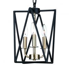  103-210/BLK/SG - Matrix Chandeliers Black