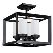  310-612/BLK - Heartland Semi Flush Mount Black