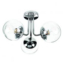  388-015/CHR/CL - Eclipse Semi Flush Mount Polished Chrome