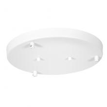  AC5013/WH - Nova - 3 Port Round Canopy in White