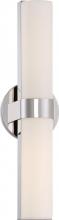  62/722 - Bond - Double LED Vanity with White Acrylic Lens - Polished Nickel Finish