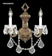  94322BZ22 - Madrid Cast Brass 2 Light Wall Sconce