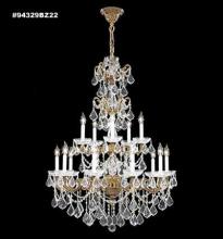  94329BZ22 - Madrid Cast Brass 15Arm Entry Chandelier