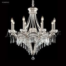  94348PW22 - Dynasty Cast Brass 8 Arm Chandelier