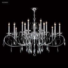  96258S00 - Oval Sculptured Leaf 18 Arm Chandelier