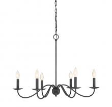 Savoy House  M10042AI - 6-Light Chandelier in Aged Iron