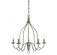 Savoy House  M10043DW - 5-Light Chandelier in Distressed Wood
