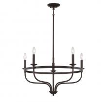 Savoy House  M10087ORB - 5-Light Chandelier in Oil Rubbed Bronze