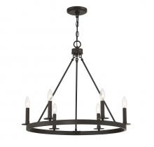 Savoy House  M10093ORB - 6-Light Chandelier in Oil Rubbed Bronze