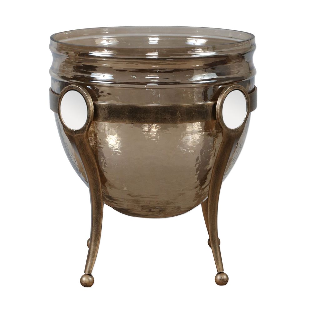 Uttermost Asmita Gold Glass Bowl
