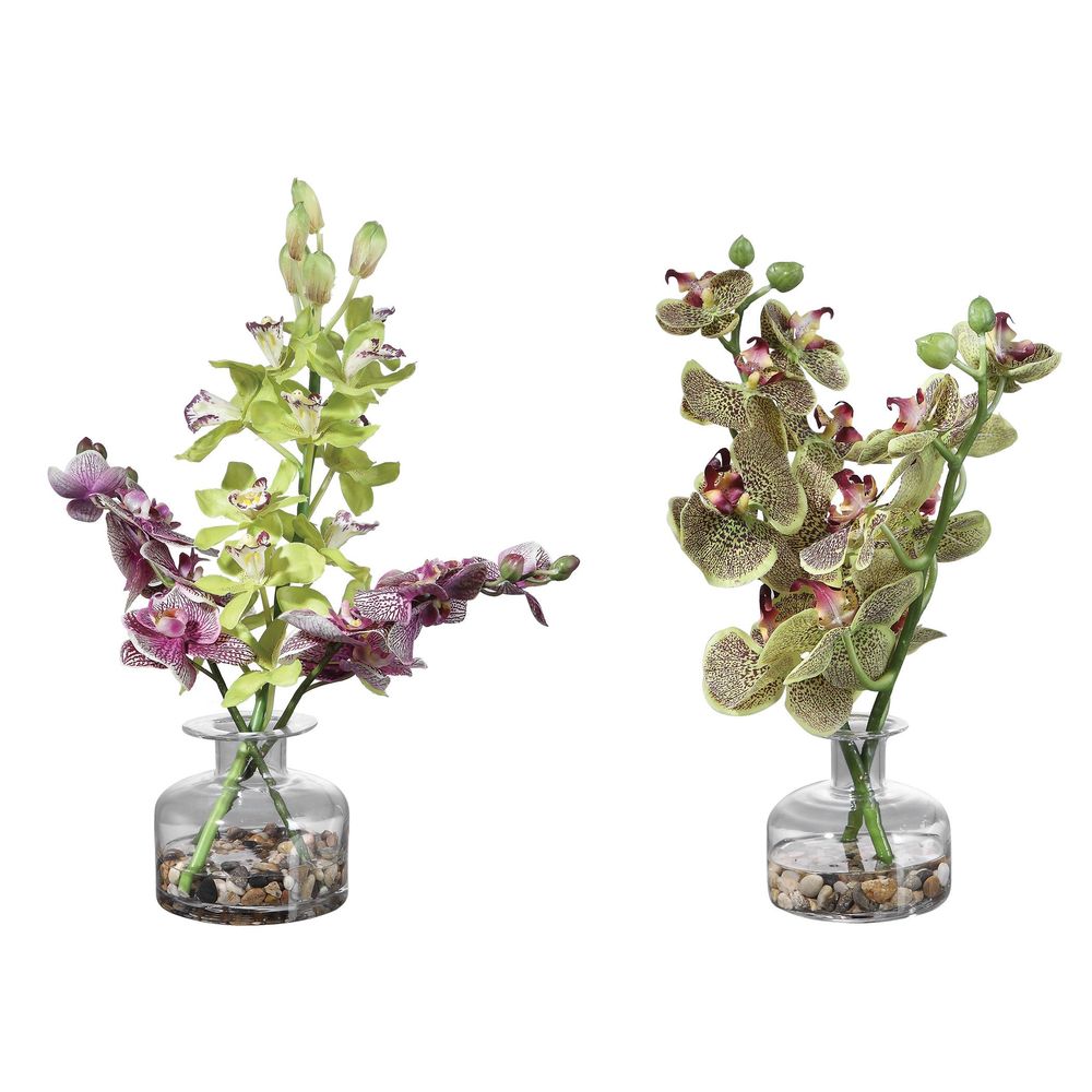 Uttermost Malin Orchid Bud Vases, Set/2
