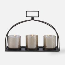  18040 - Riad Triple Candleholder