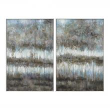  31411 - Gray Reflections Landscape Art S/2