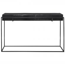  25110 - Uttermost Telone Modern Black Console Table