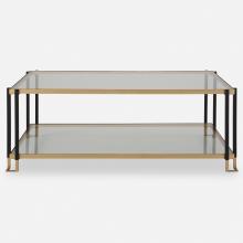  24846 - Uttermost Kentmore Glass Coffee Table