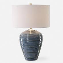  30359 - Moher Glossy Blue Table Lamp