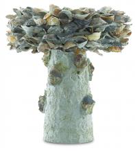 Currey 1200-0052 - Oyster Shell Small Bird Bath