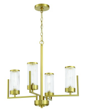 Craftmade 60124-SB - Requires 4 Candelabra Base 60 Watt Bulbs (Not Included)