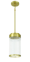 Craftmade 60192-SB - Whittley 1 Light Pendant in Satin Brass
