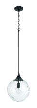 Craftmade 61292-FB - Reflection 1 Light Pendant in Flat Black