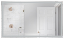 Craftmade MIR6012RT-W3C - Pam 60" x 36" Rectangle Front/Back Lit LED Mirror, Dimmer, 3000-5000K, in White