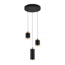 ET2 (Maxim) E22943-BKGLD - Cuff-Multi-Light Pendant